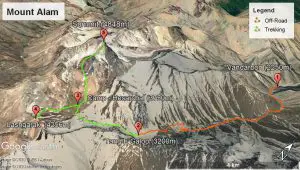 Alam kuh2 300x170 - Mount Alam Kuh & Mount Damavand Trek