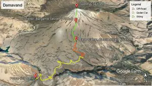 Damavand 2 300x170 - Mount Damavand Ski Mountaineering