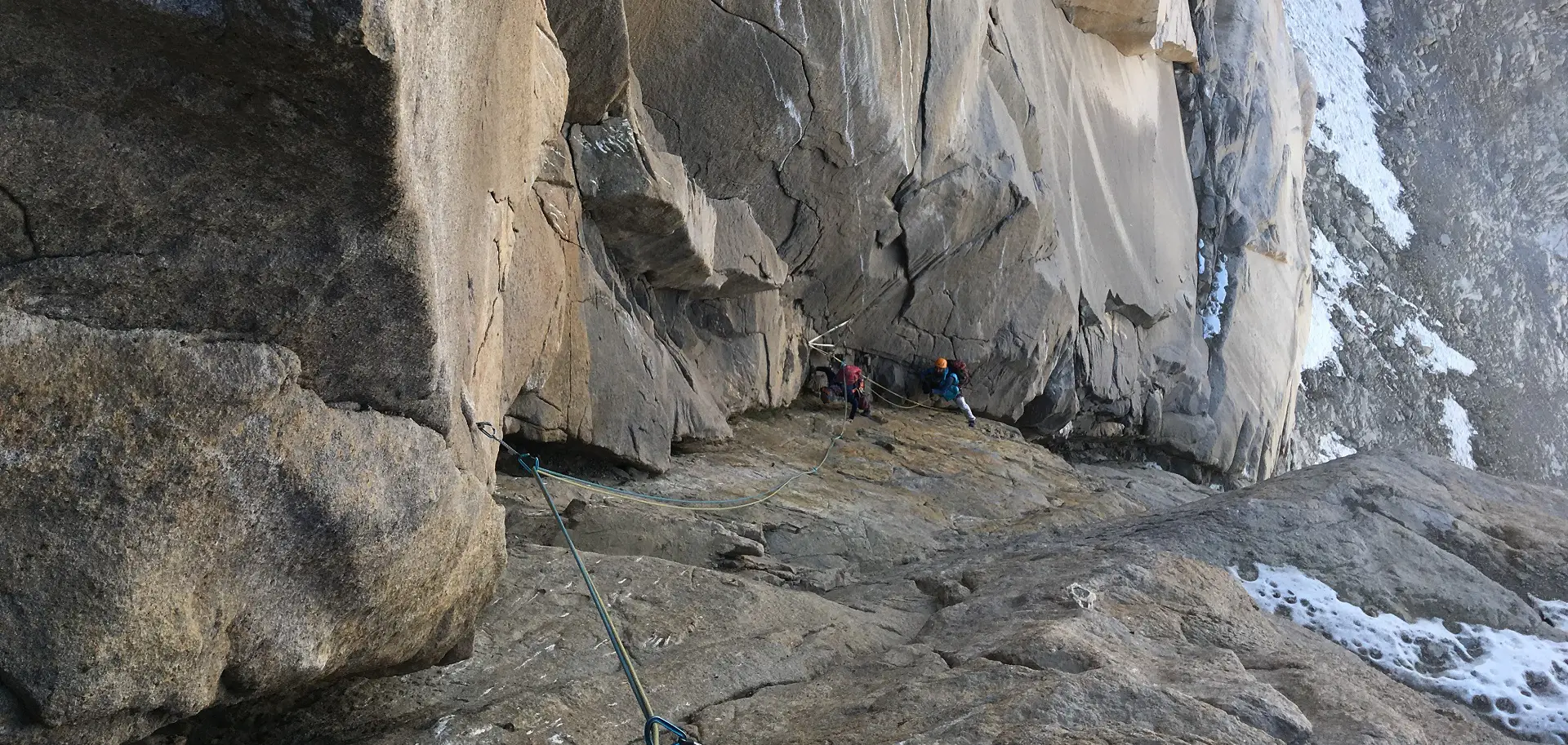 Rock Climbing on Mount Alam Kuh Big Wall