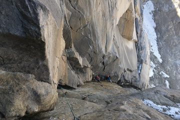 Rock Climbing on Mount Alam Kuh Big Wall