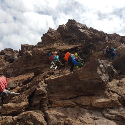 Damavand north face scaled 421x421 - BEST Mount Damavand Trekking Tours in Iran 2024 - Exclusive Camp