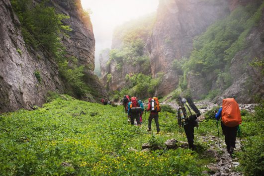 hikking 531x354 - BEST Mount Damavand Trekking Tours in Iran 2024 - Exclusive Camp