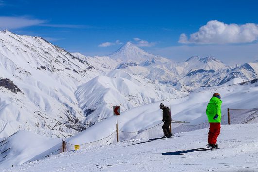 Diziin ski resort 2 531x354 - BEST Mount Damavand Trekking Tours in Iran 2024 - Exclusive Camp