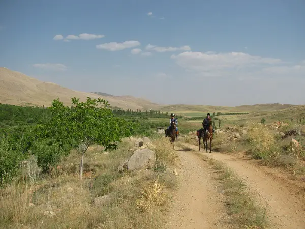Trail Riding on Shiraz Mountains