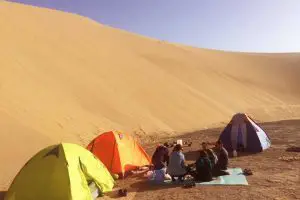 Camping in varzane desert 300x200 - Varzaneh Desert