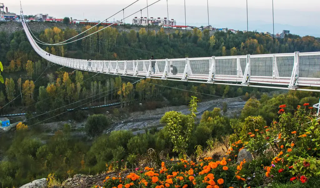 Meshgin Shahr suspension bridge 1024x602 - All You Need to Know about Mount Sabalan