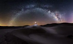 Skywatching in desert 300x180 - Varzaneh Desert
