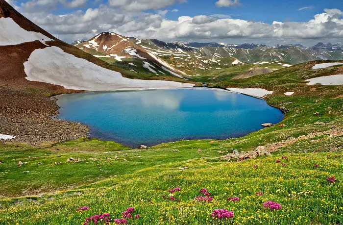 Gahar lake - Top 10 Iran Mountains