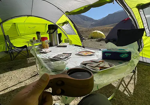 Iran On Adventure Mountain Camp 2 - Adventures on Mount Damavand & Reghez Canyon