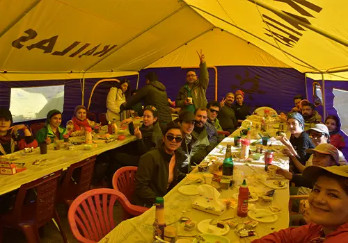 Iran On Adventure Mountain Camp 3 - Mount Damavand South Face Trekking Tour