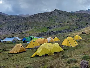 Mount Sabalan Camp 1 - Conquering Sabalan and Damavand