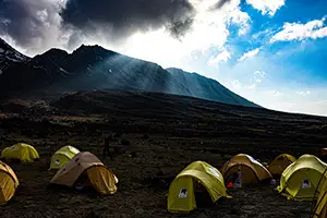 Mount Sabalan Camp 2 - Conquering Sabalan and Damavand