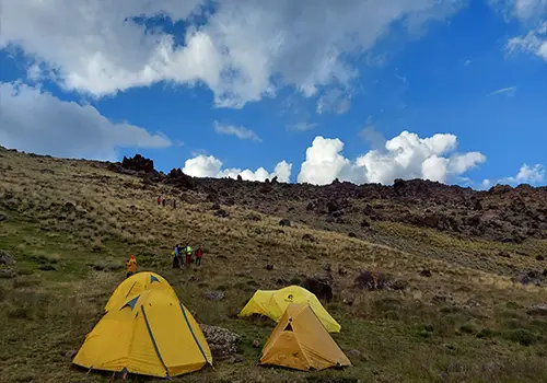 Mount Sabalan Camp 4 - Mount Sabalan Trek - South Face Route