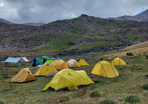 Mount Sabalan Camp 5 - Mount Sabalan Trek - South Face Route