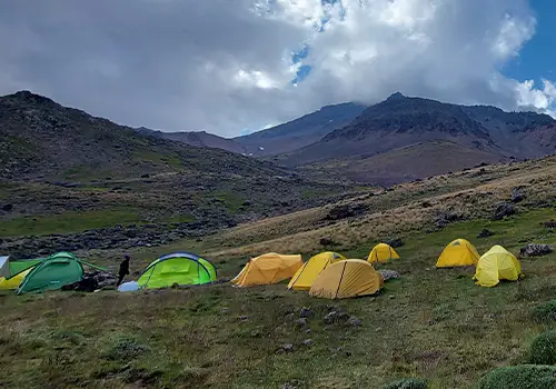 Mount Sabalan Camp 6 - Mount Sabalan Trek - South Face Route
